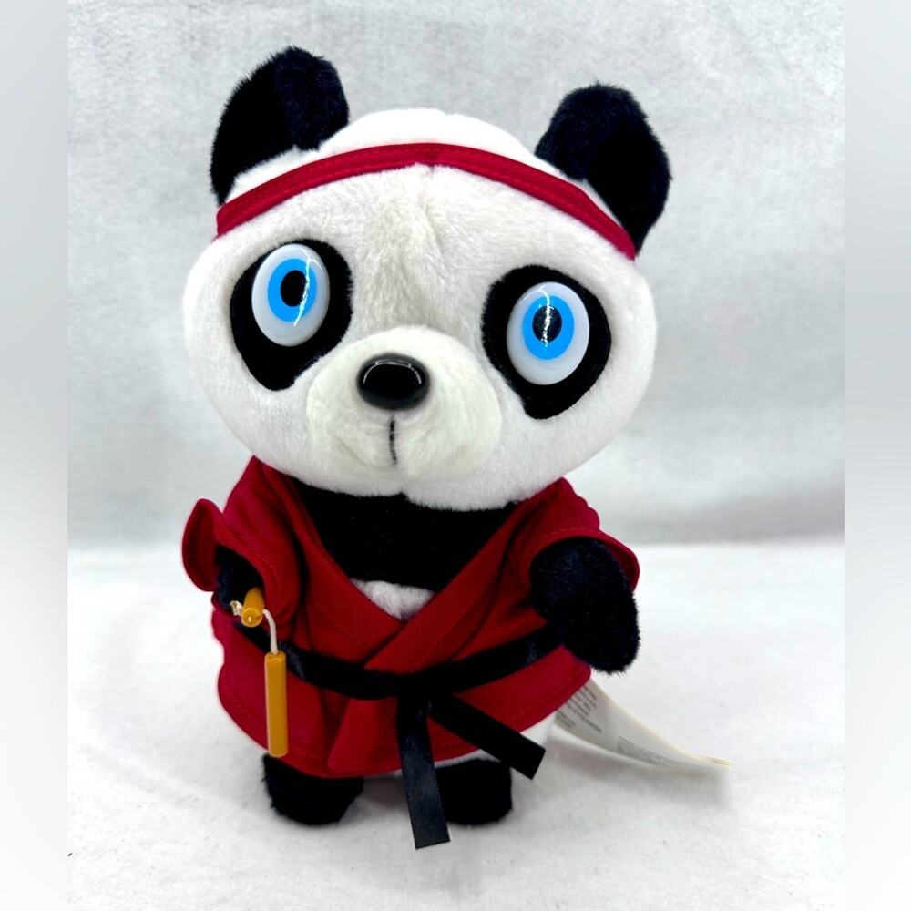 HTF EUC 10” Panda Gemmy Animated Singing Dancing Kung Fu Fighting Nunchucks